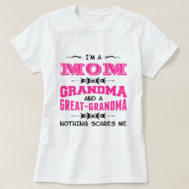 Camiseta Soy una mamá, abuela y una gran abuela