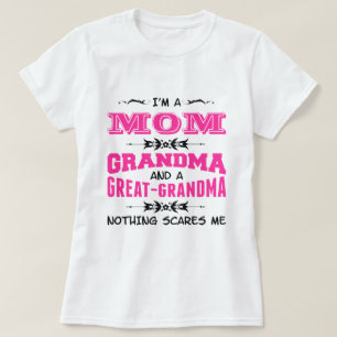 Camiseta Soy una mamá, abuela y una gran abuela