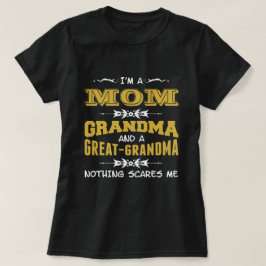 Camiseta Soy una mamá, abuela y una gran abuela