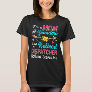 Camiseta Soy una mamá Abuela y una tiradora jubilada Leopa