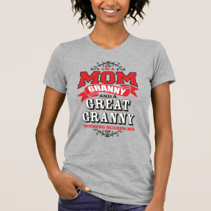 Camiseta Soy una mamá, abuelita y una gran abuelita