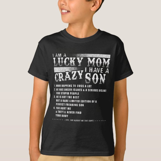 Camiseta Soy Una Mamá Afortunada Tengo Una Idea De Regalo L (Anverso)