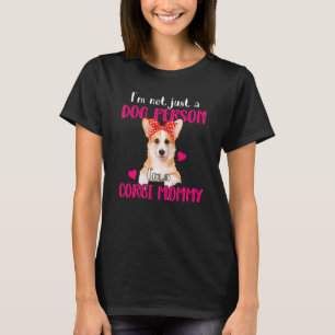 Camiseta Soy una mamá Corgi, mamá linda dueña de mascotas