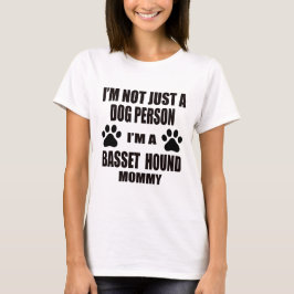 Camiseta Soy una mamá de Basset Hound