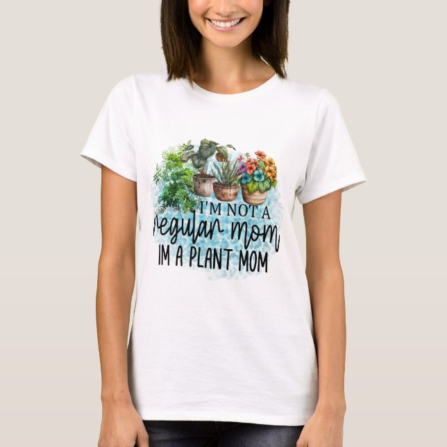 Camiseta Soy una mamá de plantas (Anverso)