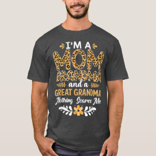 Camiseta Soy Una Mamá Gran Abuela La Vida Nada Me Da Miedo