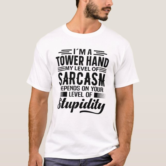 Camiseta Soy una mano de torre (Anverso)