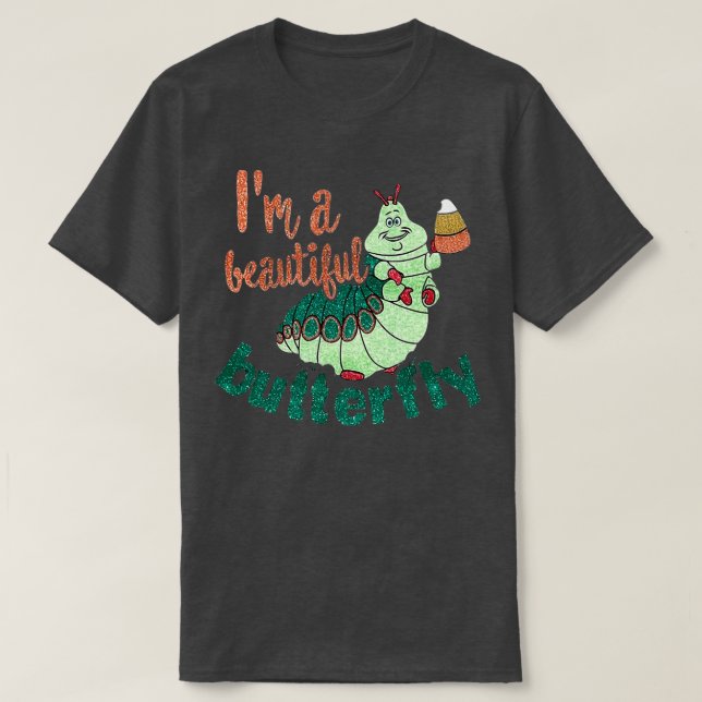 Camiseta Soy Una Mariposa Hermosa, Una Vida De Bugs Inspiró (Diseño del anverso)