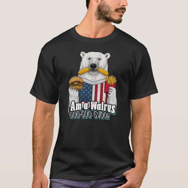 Camiseta Soy una morsa (Anverso)