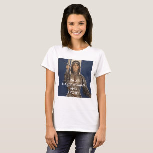 Camiseta ¡Soy una mujer desagradable y voto!