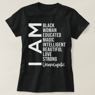 Camiseta Soy una mujer negra sin remordimientos