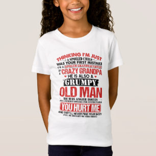 Camiseta Soy una nieta malcriada de un abuelo