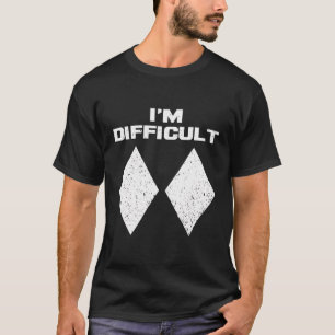 Camiseta Soy Una Nieve Diamante Doble Y Diamantes Negros Di
