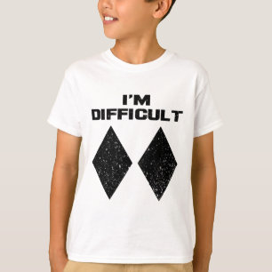 Camiseta Soy una nieve divertida doble de diamantes negros