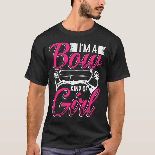 Camiseta Soy Una Novedad De Caza De Bow De Arquero Chica (Anverso)