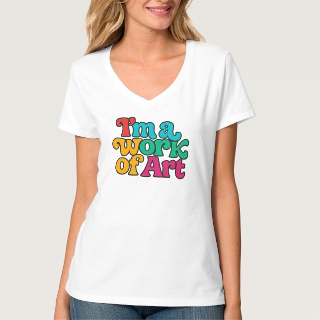 Camiseta Soy una Obra de Arte (Anverso)