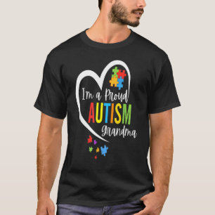 Camiseta Soy una orgullosa abuela autista amo rompecabezas