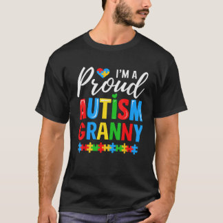 Camiseta Soy una orgullosa abuela autista pieza de rompecab