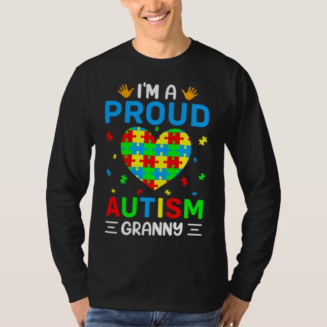 Camiseta Soy Una Orgullosa Autismo Abutism Awareness Autism (Anverso)