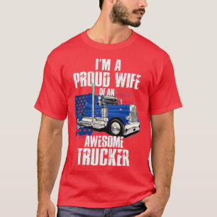 Camiseta Soy una orgullosa esposa de un gran camionero