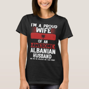 Camiseta Soy una orgullosa esposa de un impresionante espos