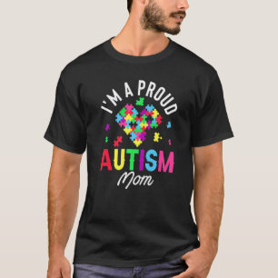 Camiseta Soy una orgullosa familia de mamá que combina auti