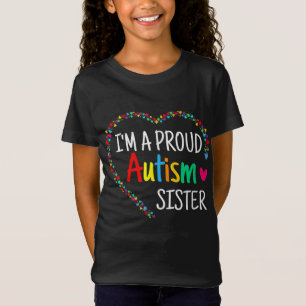 Camiseta Soy una orgullosa hermana del autismo Chicas regal