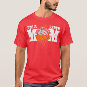 Camiseta Soy una orgullosa madre del voleibol de baloncesto