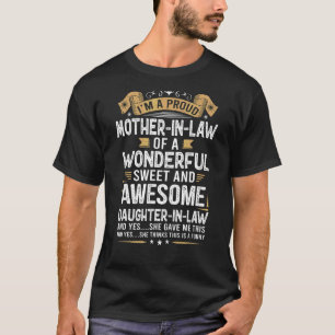 Camiseta Soy una Orgullosa Madre En Derecho De Una Hija Mar