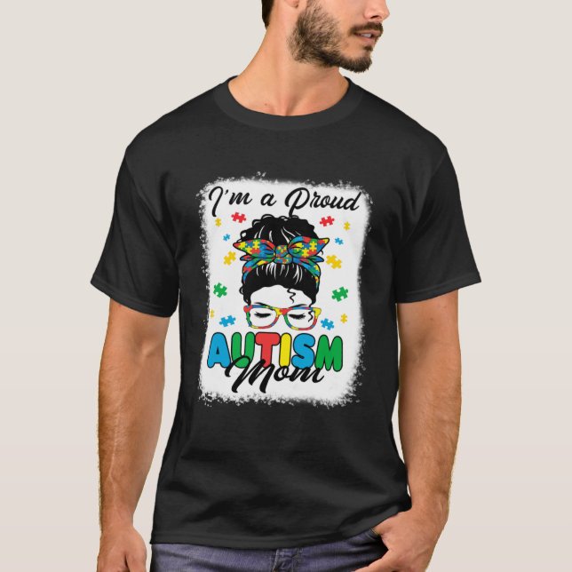 Camiseta Soy una orgullosa madre madre madre madre mami me  (Anverso)
