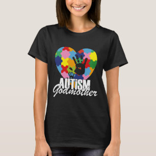 Camiseta Soy Una Orgullosa Madrina Autismo Conciencia Autis