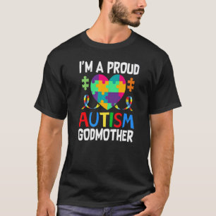 Camiseta Soy una orgullosa madrina Conciencia del Autismo A