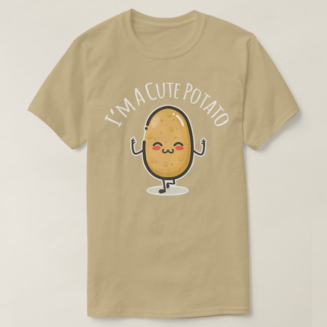 Camiseta Soy una patata de papa dulce (Diseño del anverso)