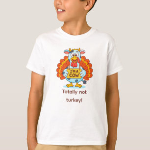 Camiseta Soy una pavo vaca Disfraz divertido de Acción de