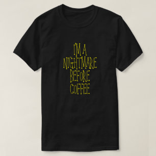 CAMISETA SOY UNA PEQUEÑA ANTES DE LA CÁRMOL DE CAFÉ