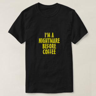 CAMISETA SOY UNA PEQUEÑA ANTES DE LA CÁRMOL DE CAFÉ