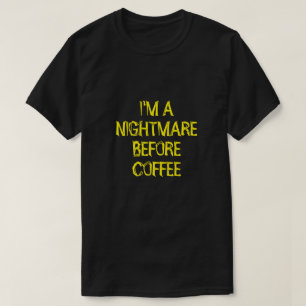 CAMISETA SOY UNA PEQUEÑA ANTES DE LA CÁRMOL DE CAFÉ