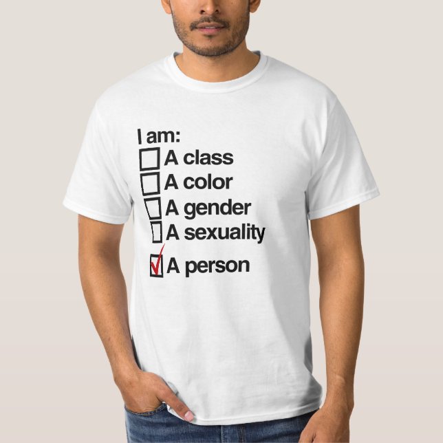 Camiseta Soy una persona (Anverso)