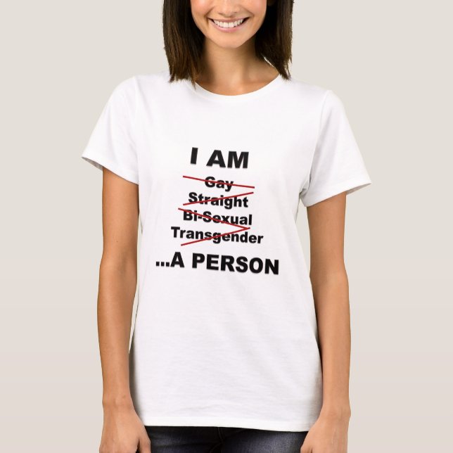 Camiseta Soy una persona (Anverso)