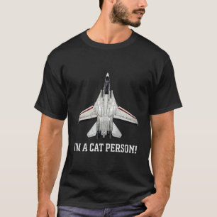 Camiseta Soy Una Persona De Gato F-14 Tomcat