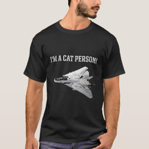 Camiseta Soy Una Persona De Gato F-14 Tomcat