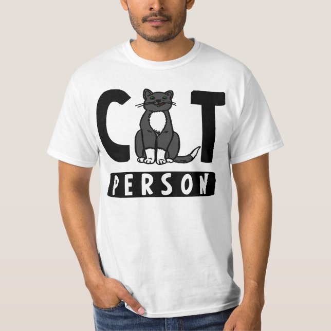 Camiseta Soy una persona del gato (Anverso)