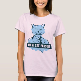 Camiseta Soy una persona del gato