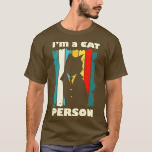Camiseta Soy una persona gata Divertido amante del gato