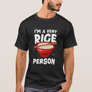 Camiseta Soy una persona muy rica cocinando arroz frito