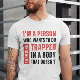 Camiseta Soy Una Persona Que Quiere Hacer Muchas Cosas Dive
