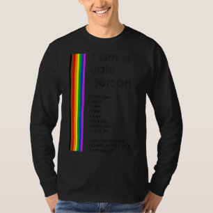 Camiseta Soy Una Persona Segura Lgbtq Ally Espacio Seguro O