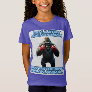 Camiseta Soy una persona tranquila pero en el anillo soy un