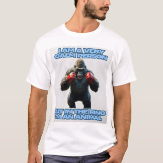Camiseta Soy una persona tranquila pero en el anillo soy un
