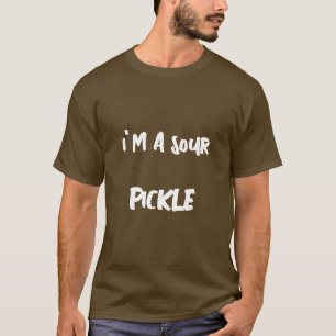 CAMISETA SOY UNA PICKLE OSCURA DE AGUA